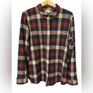 Farherty Men’s Large Plaid Red Blue